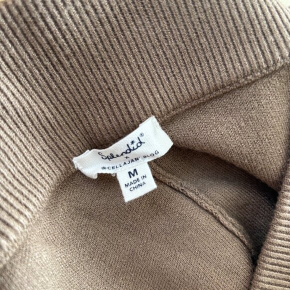 Splendid x Cella Jane | Wide-Leg Sweater Pants | Cocoa/Brown | Size M | Like New - Picture 6 of 8